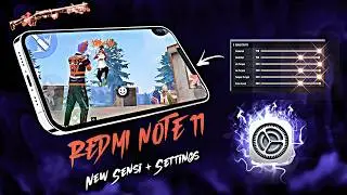 Best Settings⚙️ HUD + SENSI + DPI?? 👽 Redmi Note 11 📲 Ob44 ⚙️ 90% HEADSHOT RATE
