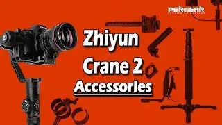 Zhiyun Crane 2, Gravity Adjustment Plate / Extension Ring / Mini Dual Grip / Monopod