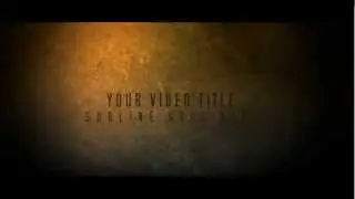 FREE After Effects Movie Intro 2014!