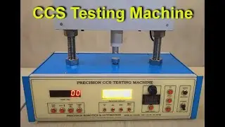 CCS Testing Machine for urea prills.