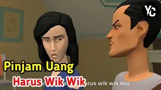 Borrowing money must be wikwik - cartoon Wik wik