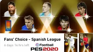 Pes 2020 || Spanish League Team Selection