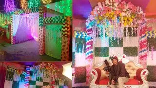 Wedding Flowers Decoration|| Wedding Decoration Ideas| New Flowers Decoration|| Flowers Gate