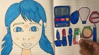 [💸Paper DIY💸] Ladybug paper doll makeover tutorial 💄✨#asmrvideo #viralvideos