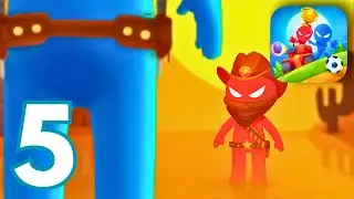 Stickman Party Random MINIGAMES | Funny MiniGames, 1 2 3 4 | Gameplay Walkthrough Random Tank 5