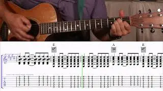How to Play the Chords to Crazy Arms on Guitar with TAB