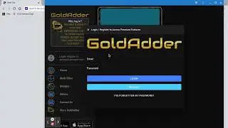 GoldAdder Login Fix