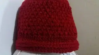 Kruchokda qishki shapka to`qish 1 qisim