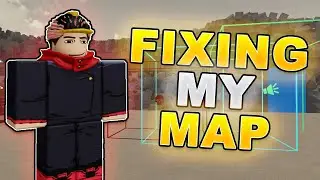 FIXING MY CUSTOM MAP With The NEW BLOCKS In Jujutsu Shenanigans...