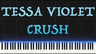Tessa Violet - Crush (Piano Tutorial Synthesia)