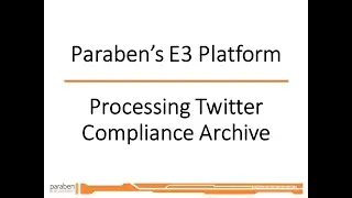 Capture Twitter social media data with compliance archives