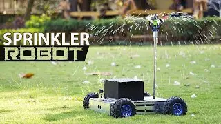 Plant Irrigation Water Sprinkler Agriculture Robot | Agriculture Robotics Ideas
