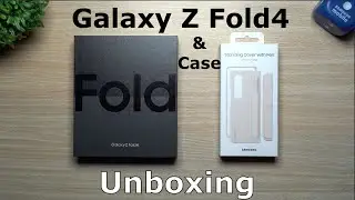 Galaxy Z Fold4 Unboxing & Standing Cover With S-Pen Case Review