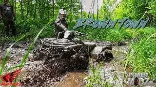 Bottomless mud, Honda Rubicon and 2 Yamaha Grizzlies can't pass!
