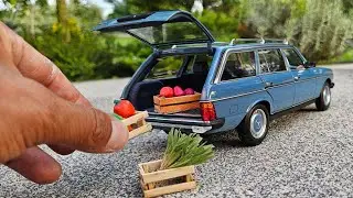 UNBOXING of Mercedes Benz 200 T 1980 Combi Norev Diecast model 1:18