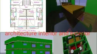 New 4th floor building architecture interior and exterior design in walking Through in AutoCAD.