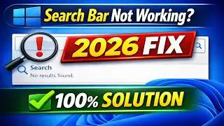 How To Fix Search Bar Or Search Icon Not Working In Windows 11