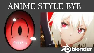 How to create Anime Eyes using Blender Shader Nodes