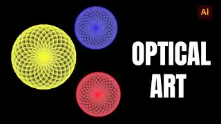 Optical Art in  illustrator 2021