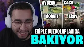 ERAY EKİPLE BUZDOLAPLARININ İÇİNE BAKIYOR | Yayıncı VS Gariban Buzdolabı,Ekip Zenginleşmiş