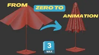 3d Animation: How To Model And Animate A Beach Umbrella In 3d's max