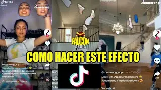 Te enseño a hacer el Efecto viral de TIKTOK l zoomerang Stickers Tutorial