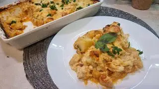 Recept za zapečeni karfiol sa piletinom i krompirom -