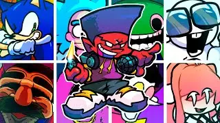 2HOT but Every Turn a Different Character Sings🎙 (FNF 2hot but Everyone Sings It)