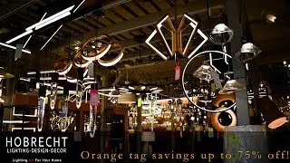 Holbrecht Lighting Orange Tag Clearance Sale