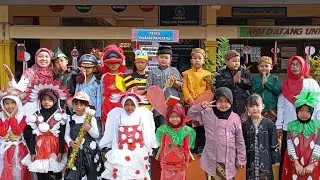 Beraninya siswa kelas 1 tampil fashion show dlm rangka HUT RI #sdn1panican #spanji #fashionshow