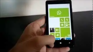 WhatsApp for Windows Phone 8 on Nokia Lumia 820