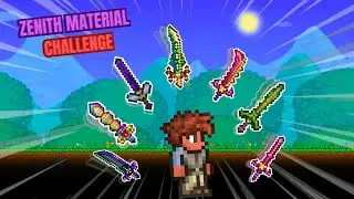 Terraria But I Can Only Use ZENITH Materials...