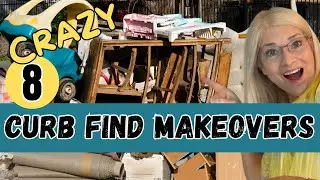 8 Unbelievable Trash to Treasure Upcycles/Transforming Curb Finds!