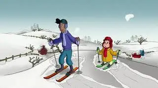 Geoge va a esquiar 🐵Jorge el Curioso en Español Castellano 🐵Dibujos animados