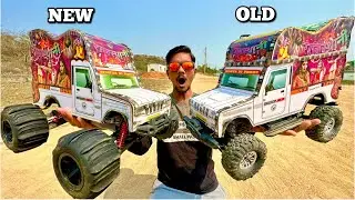 RC DJ Truck 2.0 Vs RC New DJ Truck Unboxing & Fight - Chatpat toy tv
