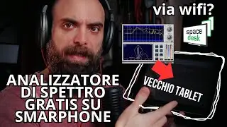 Trasforma il Tuo vecchio tablet/smartphone in un Analizzatore di Spettro Gratuito per la Tua DAW