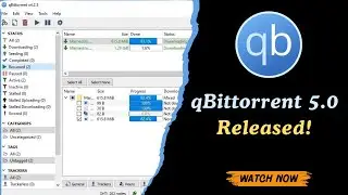 qBittorrent 5.0 Released! New Systemd Power Management, Dark Theme, and More Features