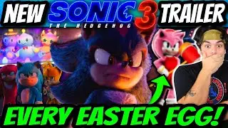 New Sonic Movie 3 Trailer Breakdown + Every Easter Egg (Amy, Chao Garden & More)