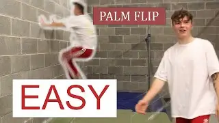 How to Palm Flip Using Wall Spins EASY