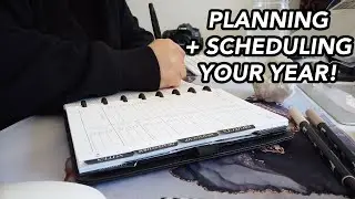 Planning + Scheduling Your Year | How to Stay Productive + Organized in 2022
