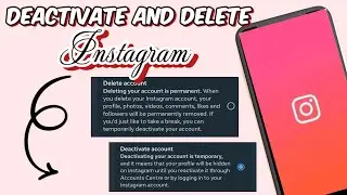 How to Deactivate and Delete your Instagram account Permanently 🫶🏻|| In 2 minutes