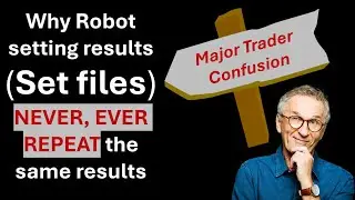 Learn why Forex Robot Trading Set Files do not replicate.