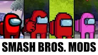 Impostor/Crewmate in different Smash Bros. Mods/Fan-Games. | Moveset (Among Us)