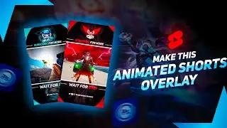 😍How to Make Shorts Animated Gaming Overlay on Android || Make Shorts Gaming Animated  Overlay