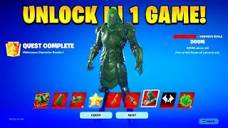 How To GET DR DOOM SKIN in Fortnite! (Doom Quests Guide)