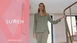 Elizabeth Maskülen Pijama Takımı - Ev Giyim I Suwen