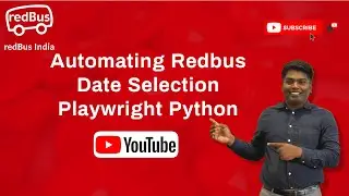 Automating Redbus Date Selection with Playwright in Python @redBusdotcom