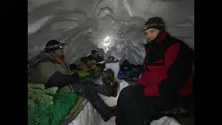Снежная пещера. Шерегеш "верблюды" 05.01.24