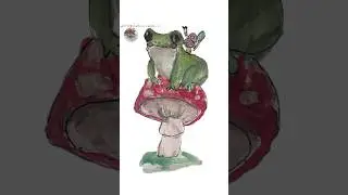 Pomysły na rysunki - część III #rysunek #shorts #sketchbook #ideas #frog #mushrooms #dragon #mouse