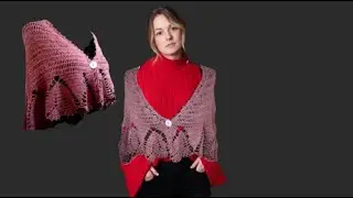 Маленькая шаль.Крючком.#(2025)